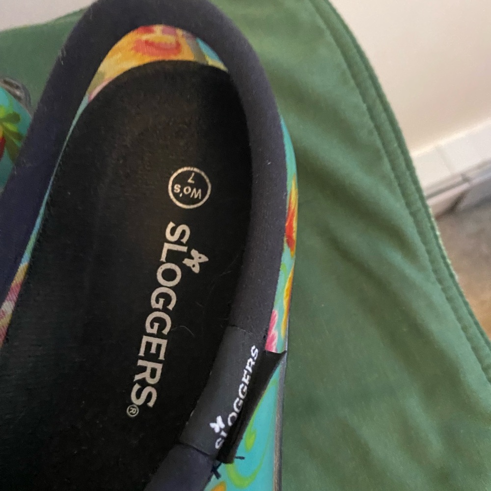 Sloggers- Women’s water-resistant Clogs-Floral -Sz 7-Made in USA - Picture 4 of 7